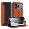 thumbnail image 1 of Funda FOXDOCK para iPhone 17 Pro Max de Cuero Premium Bicolor con Ranuras RFID, Carcasa Tipo Billetera Antigolpes y Soporte Plegable, 1 of 6