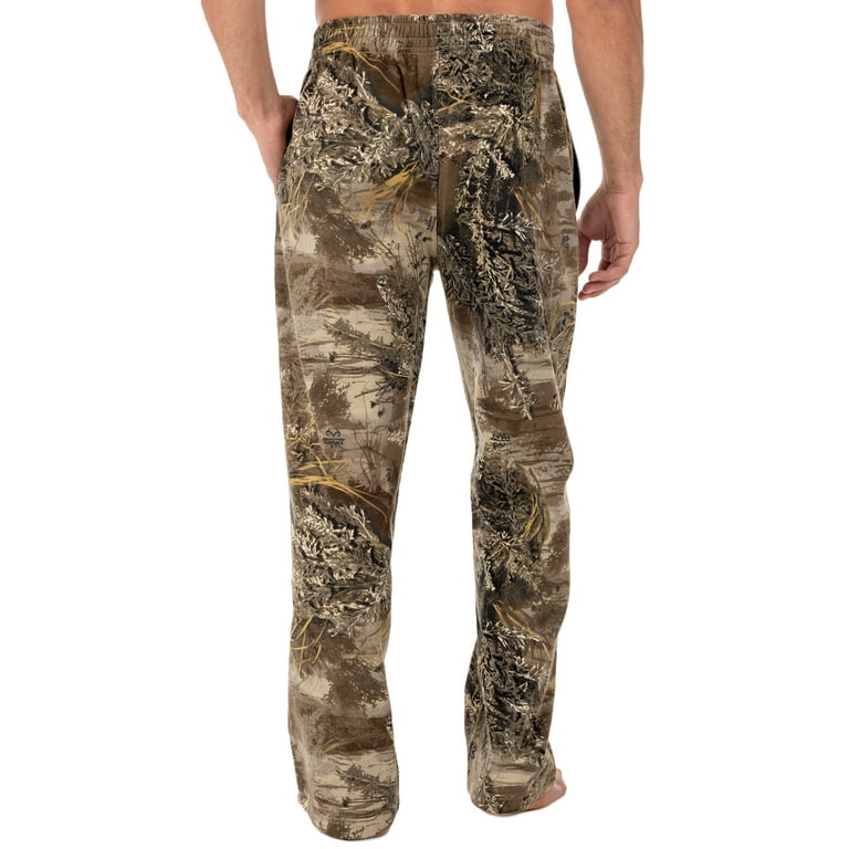 Mossy Oak Men s Relaxed Fit Camo Fleece Sweatpants Walmart