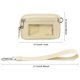 thumbnail image 4 of Monedero Nailon Con Múltiples Bolsillos para Hombres Y Mujeres Llavero Billetera Bolsillo Monedas (Beige), 4 of 9