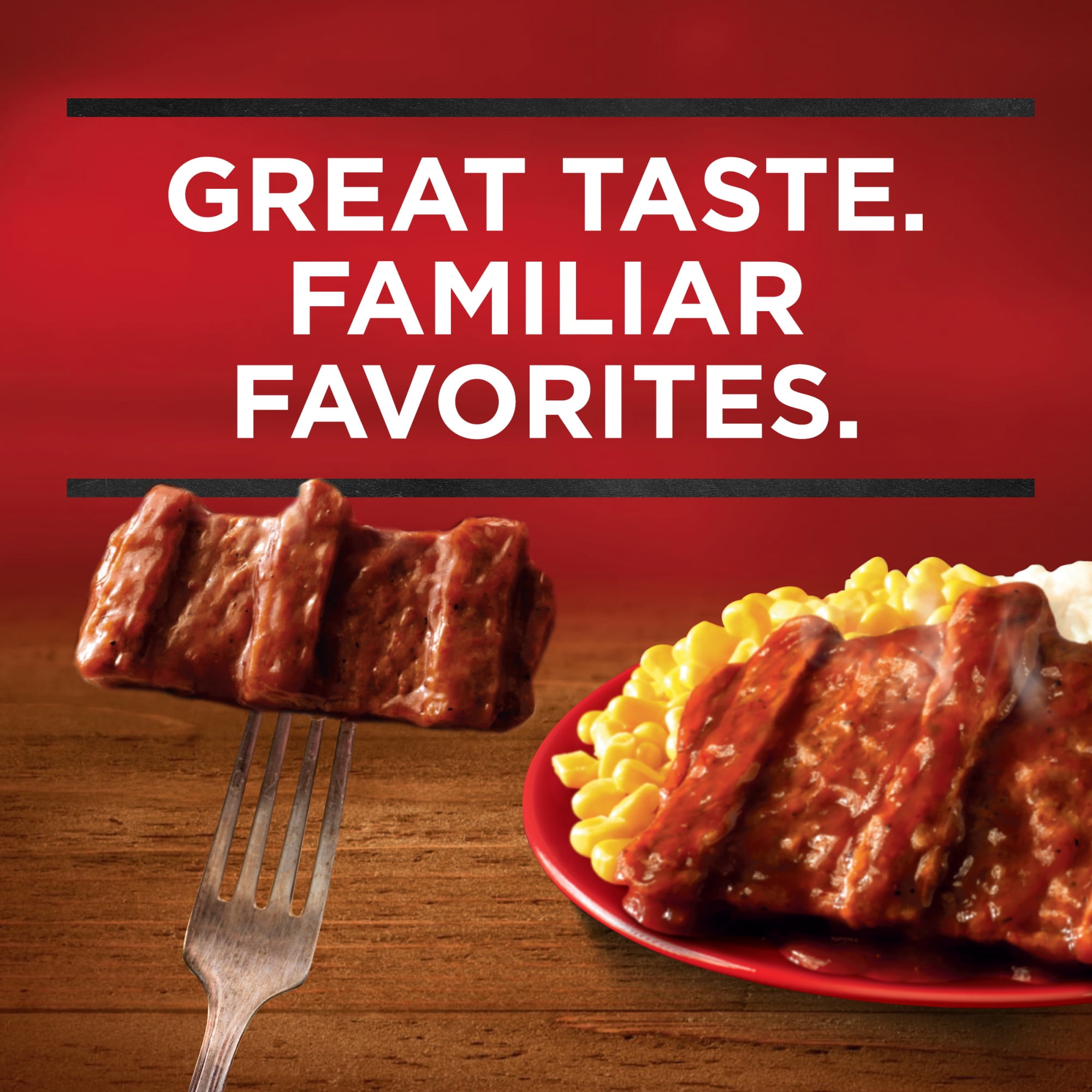 Banquet Backyard BBQ, 16g Protein, Frozen Meal, 10.45 oz.