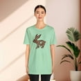 thumbnail image 4 of Bunny Short Sleeve T-shirt, Rabbit Women T-shirts, Easter T-shirts, 4 of 4