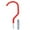 Red, variant on WEUVEB Red PVC Hanging Hook 1 Piece for Bike Storage and Space Saving in Shed or Garage