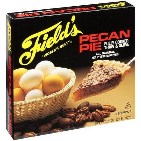 Fields Fully Cooked Pecan Pie, 32 oz Frozen Southern-Style Dessert