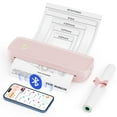thumbnail image 1 of MUNBYN Portable Printer Wireless for Travel ITP04, Thermal Bluetooth Printer, Support 8.5x11&A4 Thermal Paper, Inkless Printer, Compatible w, 1 of 8