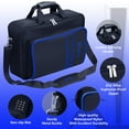 thumbnail image 2 of omarando Carrying Case for PS5, Bag for PS5,Bag for PS5 Accessories,Included Gamepad Controller Protective Box(Black-Blue), 2 of 8
