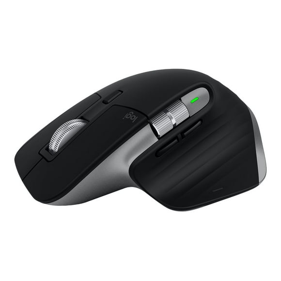 Logitech Master Series MX Master 3S - Mouse - ergonomic - optical - 7 buttons - wireless - Bluetooth - space gray - for Apple MacBook