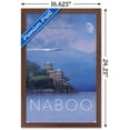 thumbnail image 2 of Star Wars: Naboo - Visit Naboo by Russell Walks 23 Wall Poster, 14.725" x 22.375" Framed, 2 of 5