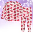 thumbnail image 2 of Linfrsh Toddler Girls Fall Outfits Baby Girl Fall Winter Outfits Toddler Clothes Long Sleeve Floral Graphic Crewneck Sweatshirt + Joggers Pants Set, 2 of 8