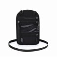 thumbnail image 1 of Cartera con soporte para pasaporte con bloqueo antirrobo y bolsa para guardar el cuello para viajar al extranjero, color negro (hy), 1 of 5