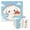 Cute Chibi, variant on IAUYY Set of 6 Highly Absorbent Kitchen Towels and Dishcloths Set ,11" x 11" Premium Dishcloths for Washing Dishes Rags Everyday and Automobile Cute Penguin
