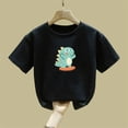 thumbnail image 6 of Piuwrlz Girl Graphic Shirts Tops Girls Short T-Shirts Sleeve Crew Neck Pullover Black Size 11-12 Years, 6 of 7
