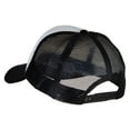 thumbnail image 3 of Winter Wolf Embroidered Summer Foam Mesh Trucker Cap - Black White OSFM, 3 of 5