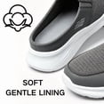 thumbnail image 4 of CHICVOMEY Mules for Men Woven Mesh Soft Sole Casual Non Slip Lightweight Slip On Shoes for Daily Home Office Comfortable, 4 of 7