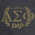 thumbnail image 3 of CafePress - Alpha Sigma Phi Greek Dad Gold Long Sleeve T Shirt - Long Sleeve Dark T-Shirt, 3 of 4