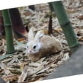 thumbnail image 6 of 15CM Realistic Plush Rabbits  Lifelike Animal Easter Bunny Toy Birthday Gift, 6 of 10