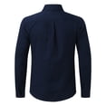 thumbnail image 5 of Zshosam Men's Long Sleeve Button Down Shirt Free Untucked Dress Shirt Casual Denim Shirt(BU1,XL), 5 of 5