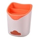 thumbnail image 1 of Cateissary Utensilios de cocina Almacenamiento Fácil de limpiar Durable Organizar Vajilla Palillos de doble capa Almacenamiento multifuncional Cocina y Comedor naranja 1, 1 of 6