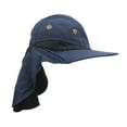 thumbnail image 7 of Windfall Men Sun Hat with UV Protection Wide Brim Hike Cap w/Neck Flap Cover, 7 of 7