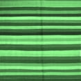 thumbnail image 1 of Ahgly Company Indoor Square Southwestern Emerald Green Country Area Rugs, 3' Square, 1 of 4