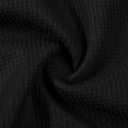 thumbnail image 5 of ROHUUQUE Men Waffle Shorts Drawstring Elastic Waist Straight Leg Solid Summer Bottoms with Pockets Black, 5 of 8