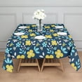 thumbnail image 3 of 42x42 Inch Waterproof Square Tablecloth, Thickened Polyester Table Cover for Dining & Parties, Floral Print, 3 of 6