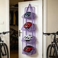 thumbnail image 3 of Hanging Mesh Storage Organizer 4-Tier Wall Mount Stuffed Animal Mesh Storage Over Door Space-Saving Net Organizer Organization Holder for Plushie Sports Balls Toys Bedroom Playroom Wardrobe Wall, 3 of 5