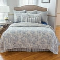 thumbnail image 4 of Clementina Dusk Embroidered Throw Pillow, 18" x 18", 4 of 5
