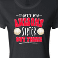 thumbnail image 4 of Inktastic That's My Awesome Sister Out There with Volleyballs Women's T-Shirt, 4 of 5