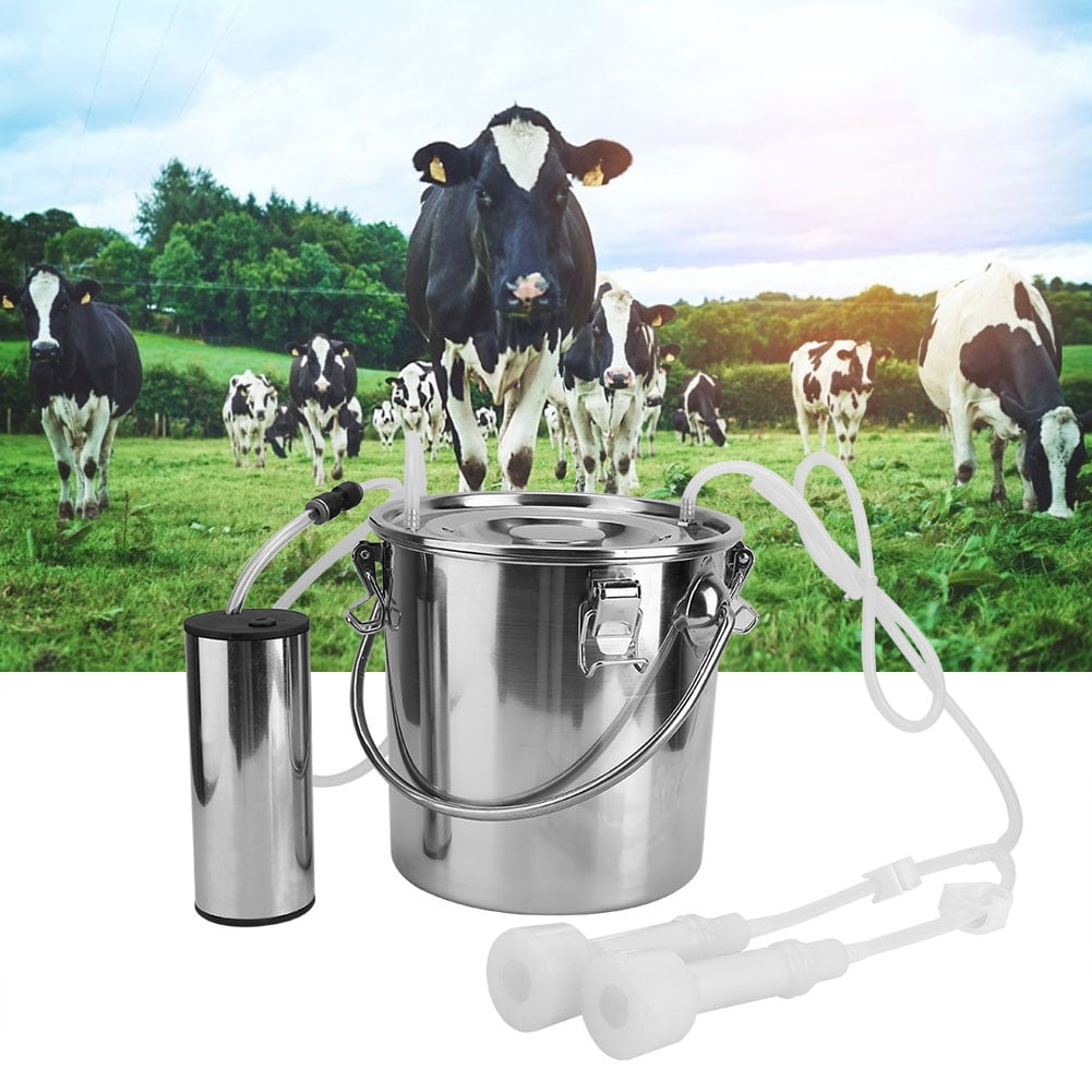 Goat Sheep Cow Milking Kit Portable Electric Impulse Milking Machine for Goat 