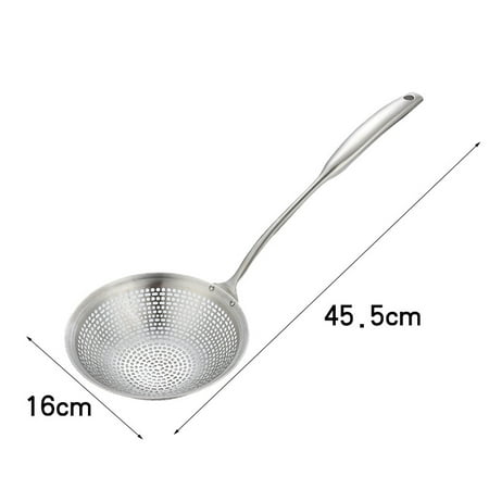 

Premium Fine Stainless Steel Mesh Colander with Hanging Hole for Kitchen Supplies