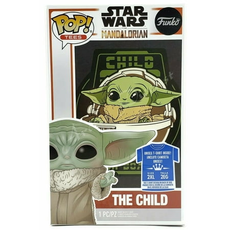 Funko POP! Tees Star Wars The Mandalorian Child On Board Size 2XL