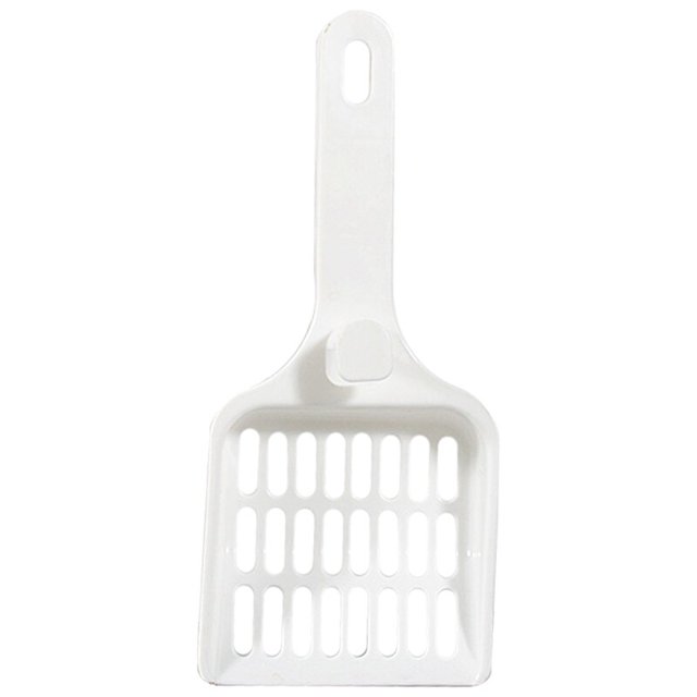 Pet Litter Scoop Plastic Thickened Sturdy Solid Color Kitten Scooper Cat Shovel