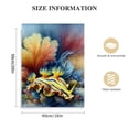 thumbnail image 2 of Nawypu  Two-Piece Coral Canvas Wall Art Print Set, Gold and Aqua Coastal Paintings, Seashell and Starfish Beach Home Décor, 2 of 5