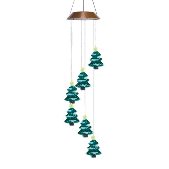 Campanas de viento, campanas de luz solar, campanas de viento coloridas para decoración al aire libre, decoración de jardín Adepaton Figuras Decorativas y Floreros