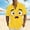 4 - Yellow, variant on Aobny Tee Shirts Mens Funny Hawaiian Oversized T Shirts Short Sleeve Polos Big & Tall Collared Shirts,Yellow,5XL