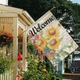 thumbnail image 3 of Spring Summer Sunflower Garden Flag 28x40 Inch Double Side for Outdoor Courtyard Garden Decor Flowers Welcome Holiday Flag for Outside Decoration, 3 of 6