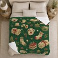 thumbnail image 5 of Christmas Cocoa Mugs with Stockings Candles Mittens and Pinecones, Cozy Holiday Style for Cocoa Lovers, Warm Flannel Blanket for Family Room and Guest Room, Christmas Gift, Home Decor, 5 of 9