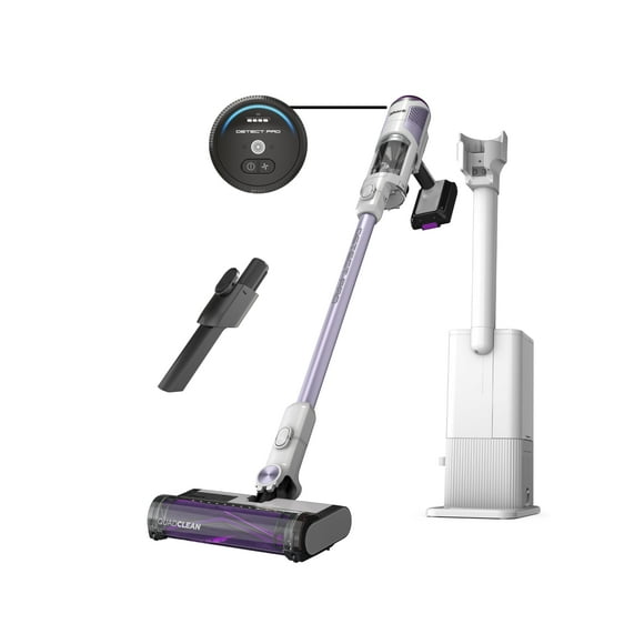 Shark Cordless Detect Pro 1.3L Auto-Empty System IW3110C with HEPA Filter, Up to 40-Minute Runtime, Includes 8&quot; Crevice Tool, White/Ash Purple (Canadian Edition)