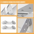 thumbnail image 4 of unbranded 24Jgo Soportes De Ángulo Para Muebles Inoxidable Resistente Para Gabinetes Y Estantes, 4 of 8