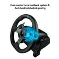 thumbnail image 5 of Logitech G920 Driving Force Racing Wheel and Floor Pedals, Real Force Feedback, Stainless Steel Paddle Shifters, Leather Steering Wheel Cover for Xbox Series X|S, Xbox One, PC, Mac - Black, 5 of 8