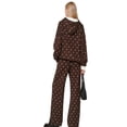 thumbnail image 3 of Stralyhd Long Sleeve Hoodies Set for Women Oversized Hooded Polka Dots Tracksuit 2026 Fall Comfort Sweatsuit Outfits Athletic 2 Pieces Set Brown 5XL, 3 of 3