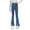 Blue, variant on Cethrio Girls Denim Pants, Elastic Waist Casual Stretchy Fashion Flare Jeans with Pockets Black Size 7