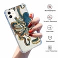 thumbnail image 2 of Blue Octopus Case for iPhone 11,Aesthetic Art Design Pattern Soft TPU Bumper Case Cover, 2 of 5