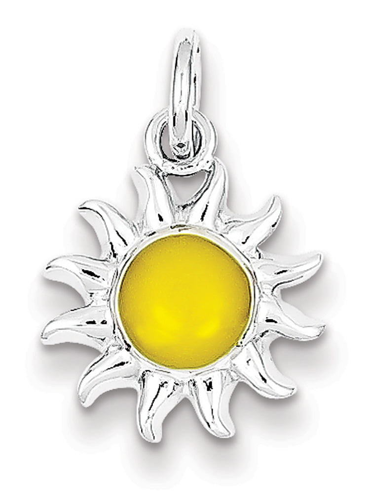 19mm Silver Yellow Plated I Love Table Tennis Charm 
