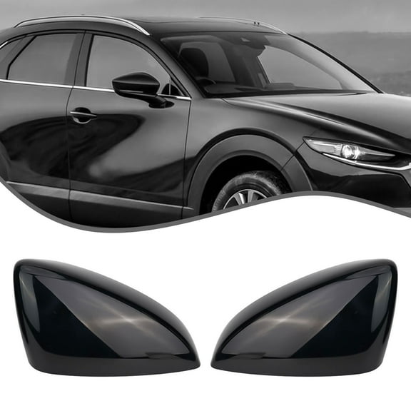 For Mazda CX-30 2020-2023 Chrome Side Rearview Mirror Cap Cover Trim - 2PCS