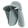 thumbnail image 1 of Sombreros con visera para hombre y mujer, para pesca al aire libre, transpirables, con copa grande y vacía desmontable., 1 of 8