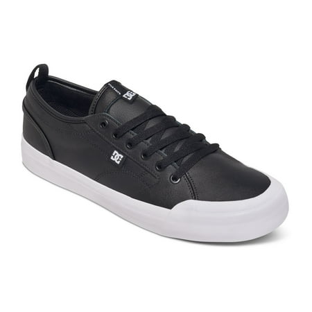DC Men's Evan Smith S SE Skate Sneakers Black Leather 10 D