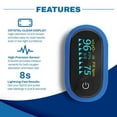 thumbnail image 4 of Med-Pat Finger Pulse Oximeter with Plethysmograph, SpO2 Sensor & Portable LED Display – Accurate Oxygen Saturation Results, 4 of 9