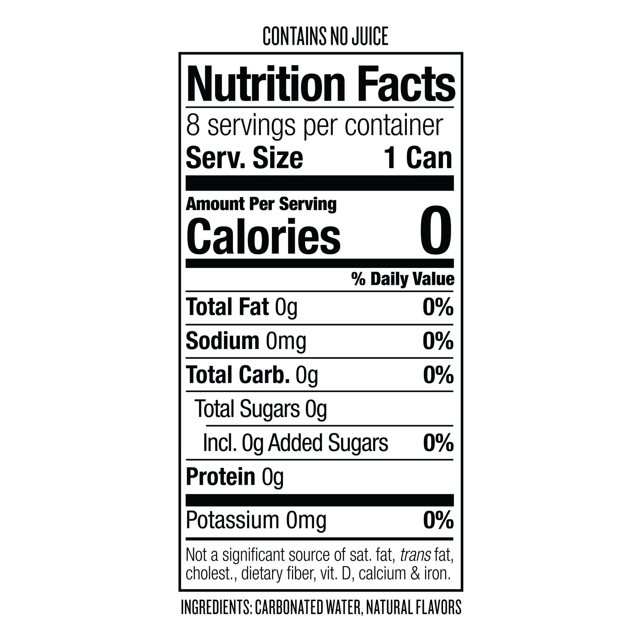 (6 pack) Polar Zero Calorie Blackberry Mango Sparkling Seltzer Water, 12 fl oz, 8 Pack Cans