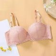 thumbnail image 5 of Bra and Panty Set Women Convertible Bra Feature V-Neck Nursing Bra Style W-1849 Pinks L, 5 of 7